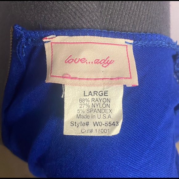 EUC Royal Blue Fit and Flare Skater Dress - Picture 5 of 5